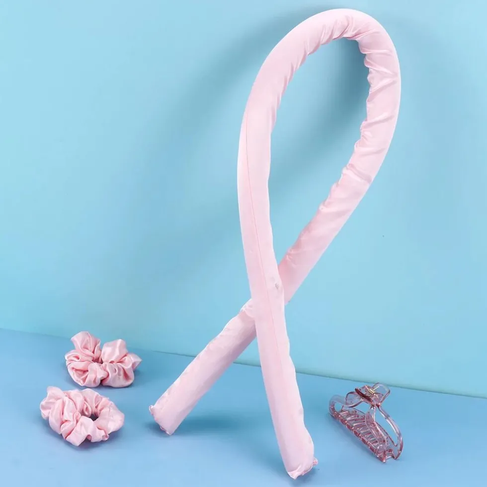 Värmefri hårlockare / Heatless curls för lockigt hår