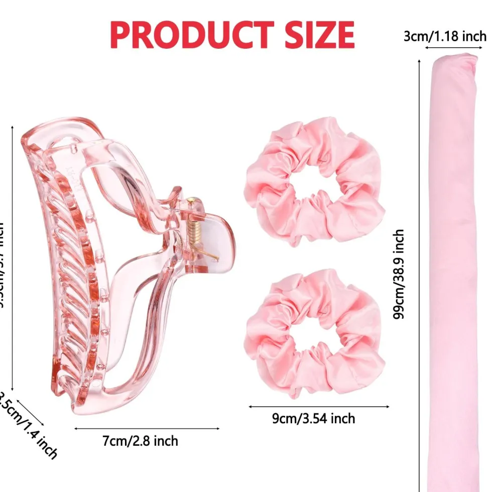 Värmefri hårlockare / Heatless curls för lockigt hår