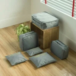 Väskinsats för Resväska 6-pack Organiseringsset för Resa Grå