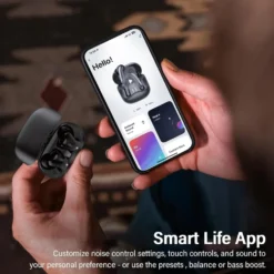WAVORYX Air1 Pro Trådlösa Hörlurar Bluetooth 5.4 – Hybrid ANC, 6 Mics ENC, Hi-Res Ljud & 40h Batteritid Appstöd EQ
