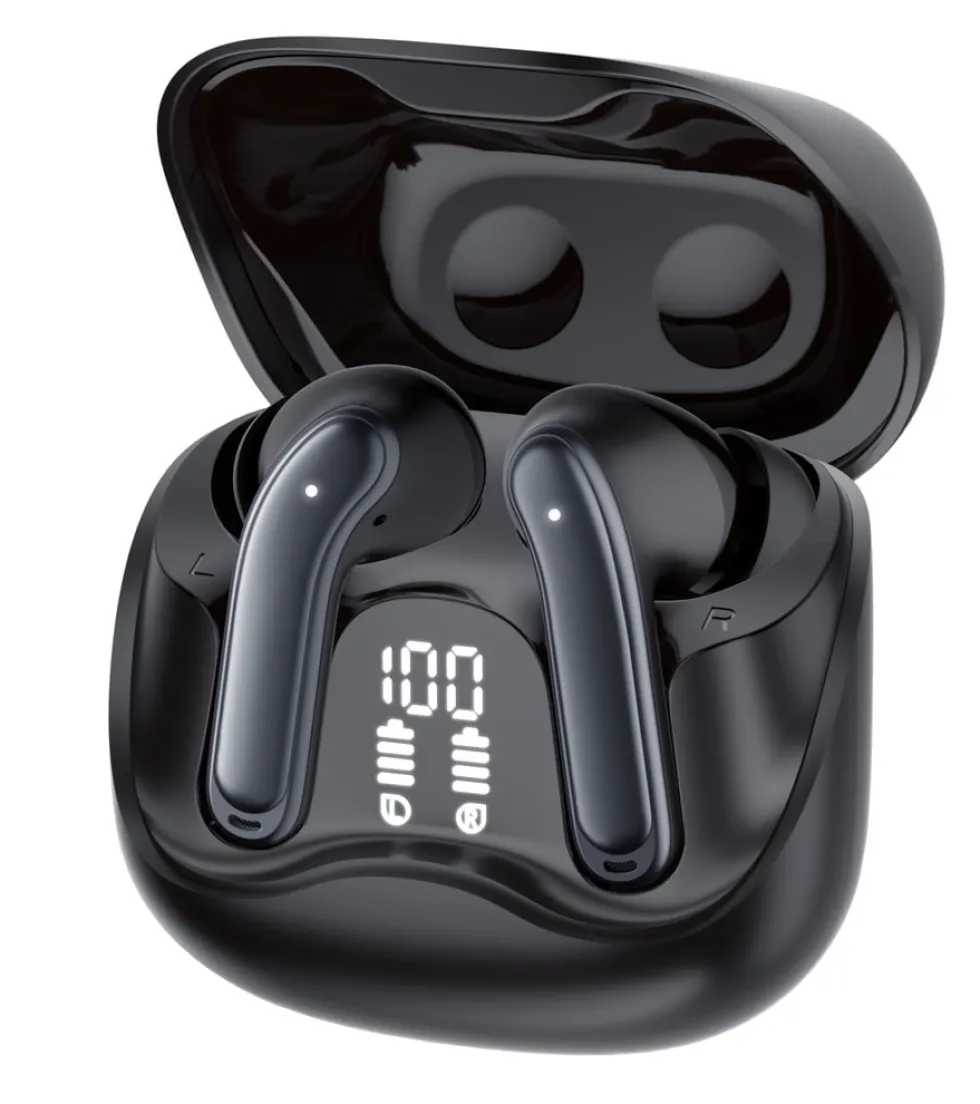 WAVORYX Air1 Pro Trådlösa Hörlurar Bluetooth 5.4 – Hybrid ANC, 6 Mics ENC, Hi-Res Ljud & 40h Batteritid Appstöd EQ