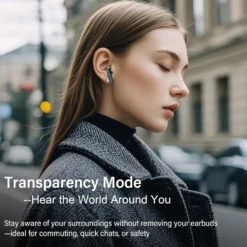 WAVORYX Air1 Pro Trådlösa Hörlurar Bluetooth 5.4 – Hybrid ANC, 6 Mics ENC, Hi-Res Ljud & 40h Batteritid Appstöd EQ