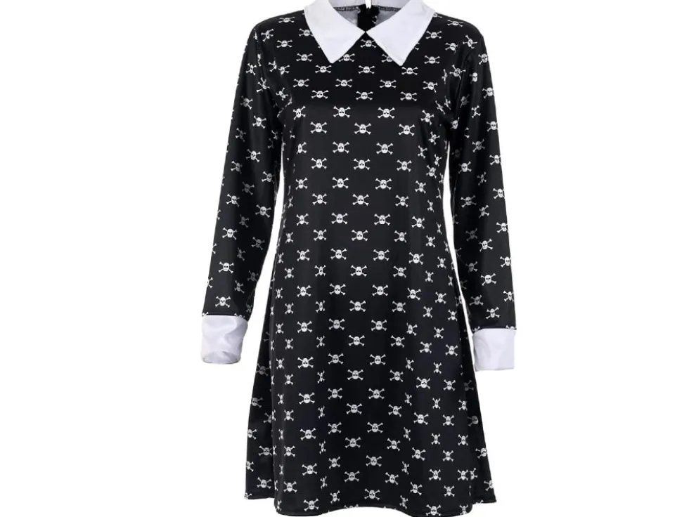 Wednesday Addams klänning för barn 135–145 cm