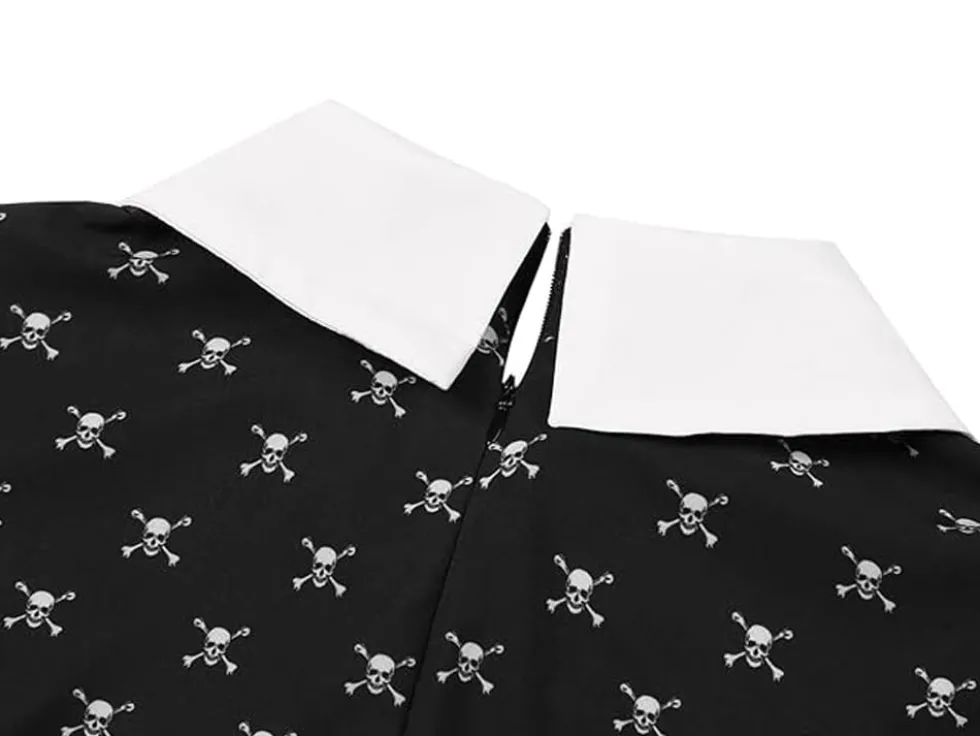 Wednesday Addams klänning för barn 135–145 cm