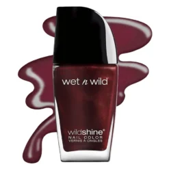 Wet n Wild Wild Shine Nail Color Burgundy Frost