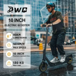 W4MAX 2025 KickScooter Elsparkcykel 33km/h elcykel scooter kickbike
