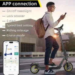 W4MAX 2025 KickScooter Elsparkcykel 33km/h elcykel scooter kickbike