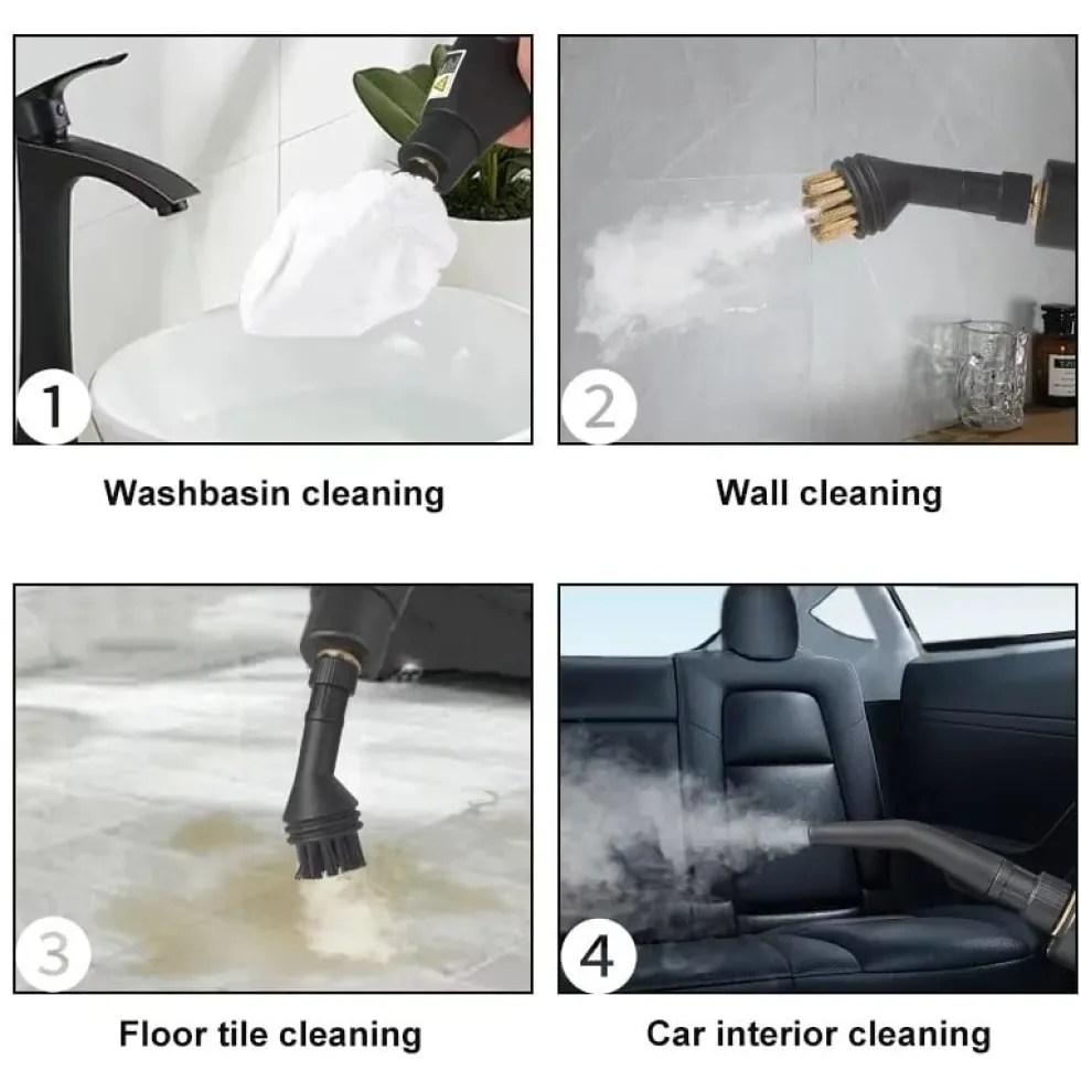 2500W Ångrengörare – Handhållen Steam Cleaner för Kök, Grill & Hem, ångtvättmaskin städa gör rent hemma