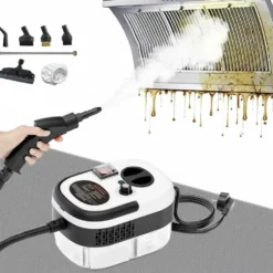 2500W Ångrengörare – Handhållen Steam Cleaner för Kök, Grill & Hem, ångtvättmaskin städa gör rent hemma
