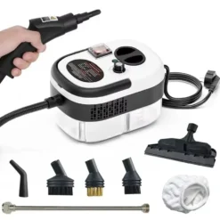 2500W Ångrengörare – Handhållen Steam Cleaner för Kök, Grill & Hem, ångtvättmaskin städa gör rent hemma