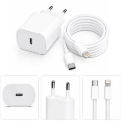 25W Snabbladdare 2 m USB-C till Lightning-kabel – Kompatibel iPhone 11/12/13/14