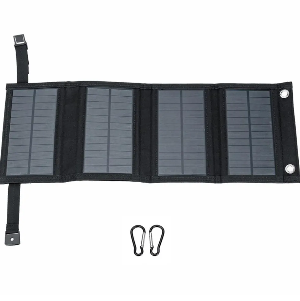 20W Vikbar Solpanel Bärbar Kraftstation Generator USB - laddare