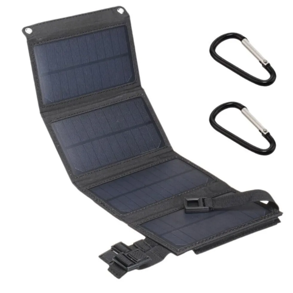 20W Vikbar Solpanel Bärbar Kraftstation Generator USB - laddare