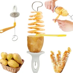 4x Tornado Potato - Potato Twister Potatisspiral för Viral Potatis