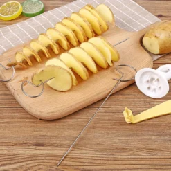 4x Tornado Potato - Potato Twister Potatisspiral för Viral Potatis