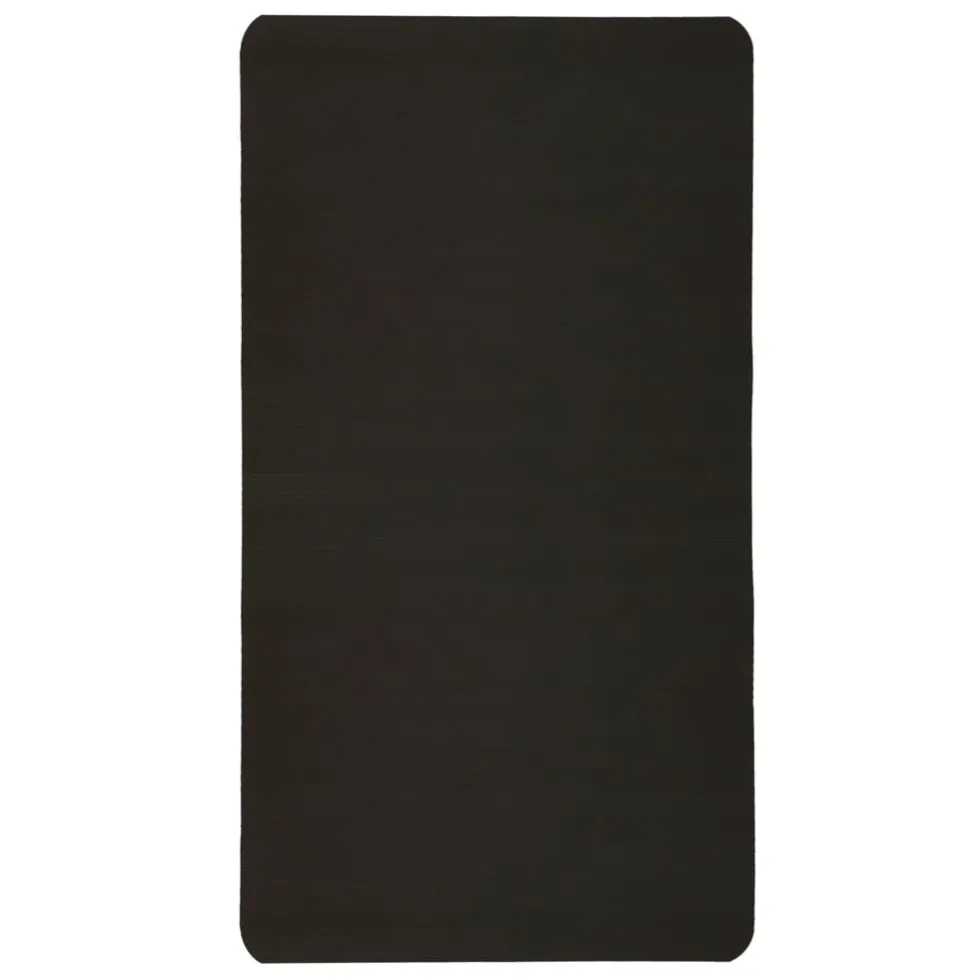 Yogamatta träningsmatta 185x83x1,5 cm halkfri med bärväska svart