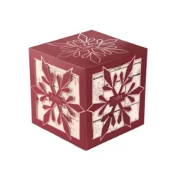 Zmile Cosmetics Beauty Advent Calendar Snowflake Puzzle Cube Cherry Red