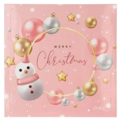 Zmile Cosmetics Beauty Advent Calendar Square Snowman