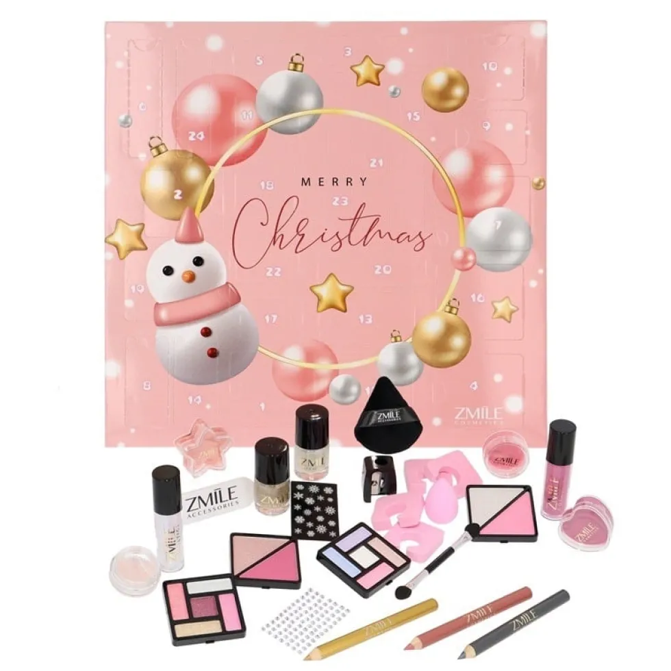 Zmile Cosmetics Beauty Advent Calendar Square Snowman