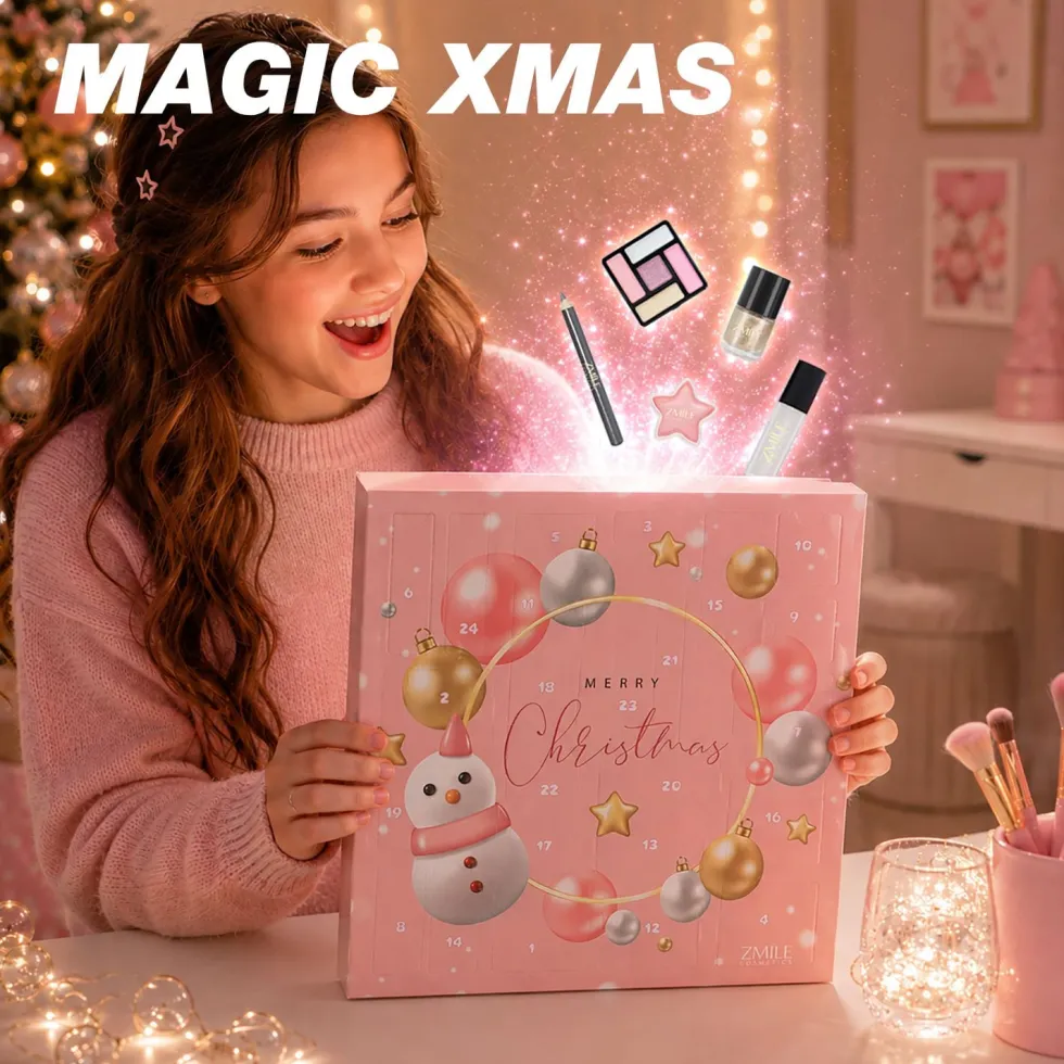 Zmile Cosmetics Beauty Advent Calendar Square Snowman