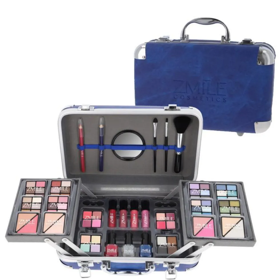 Zmile Cosmetics Makeup Box Traveller Blue Vegan
