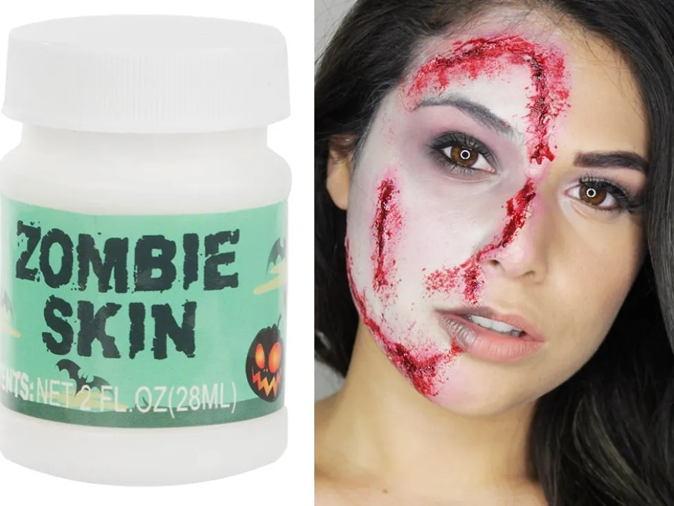 Zombie makeup-bas vit 28 ml för sår/ärr specialeffekter Halloween
