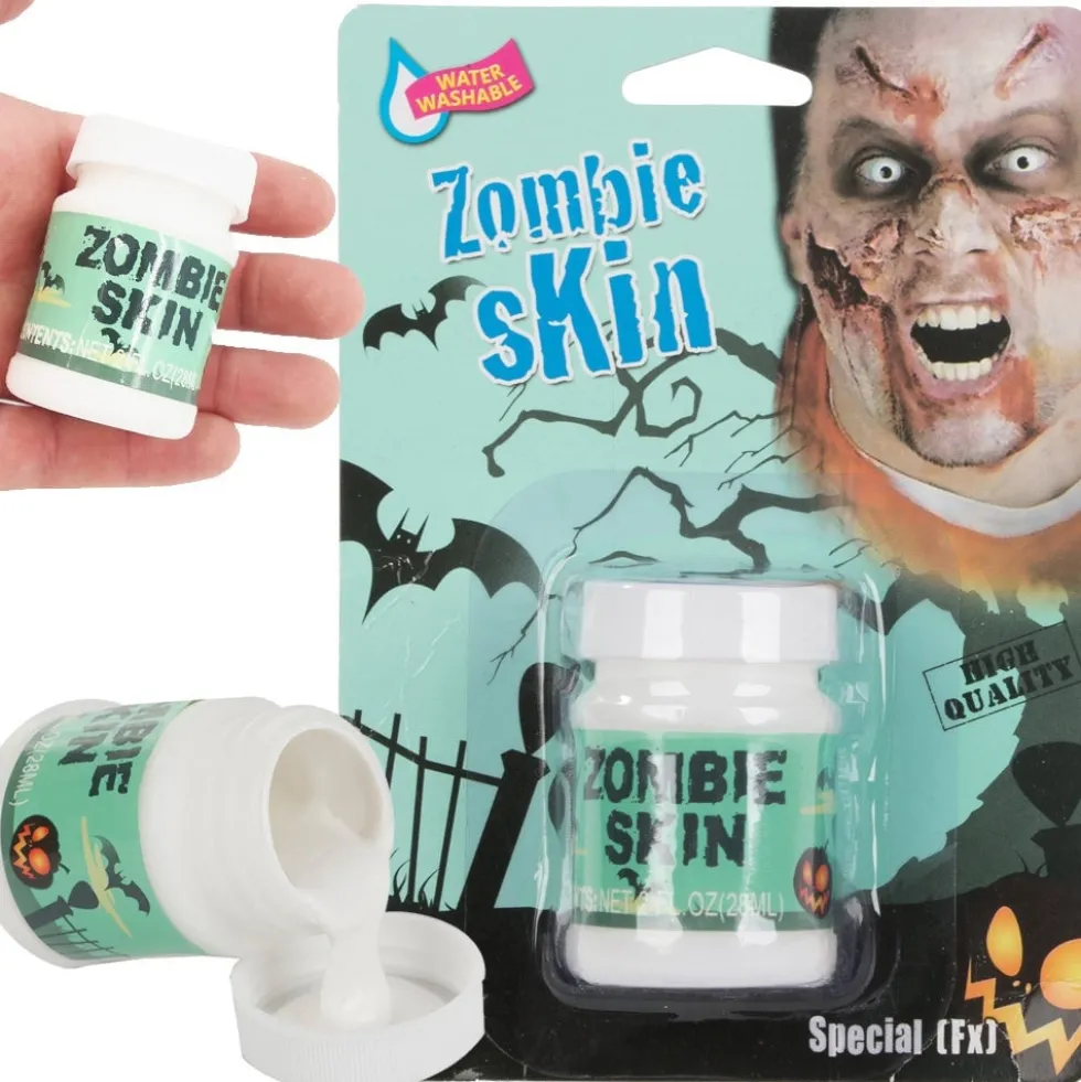 Zombie makeup-bas vit 28 ml för sår/ärr specialeffekter Halloween